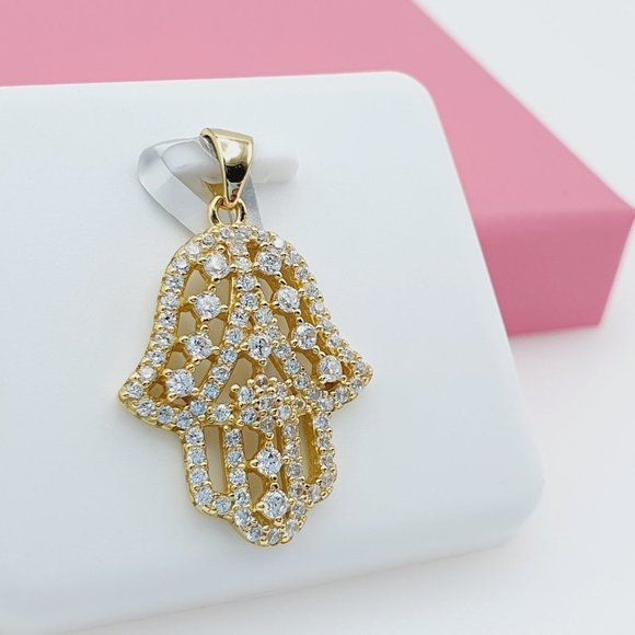 "925 Sterling Silver Cubic Zirconia Pendant, U19254461 - Picture 7 of 11